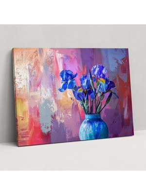 Popcas Vincent Van Gogh Irisler Kanvas Tablo - Ev Dekorasyonu Duvar Dekorasyonu