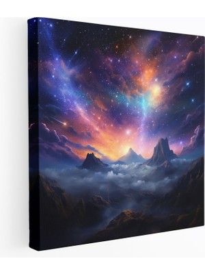 Popcas Göksel Ruh Duvar Dekorasyonu - Ruhsal Duvar Dekorasyonu Göksel Manzara Yıldızlar