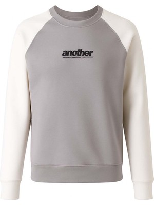 Trender  Gri-Beyaz Erkek Sweatshirt