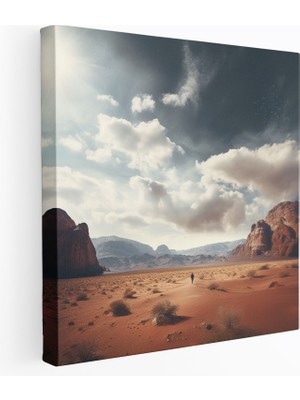 Popcas Dünyanın En Güzel Manzaraları - Çöl Manzaralı Kanvas Tablo - Dünyanın En Güzel Manzaraları Ev Dekorasyonu Genişlik