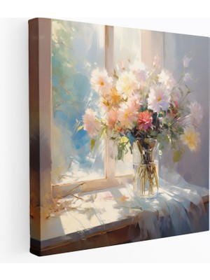 Popcas Natürmort Kanvas Tablo - Izlenimci Resim Tarzı - Duvar Sanatı - Ev Dekorasyonu