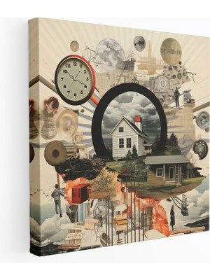 Popcas Fırtına Koleksiyonu Duvar Sanatı - Yüksek Kaliteli Kanvas Tablo Baskı Fırtına Duvar Sanatı Koleksiyon Sanatı Kanvas Baskı