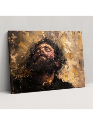 Popcas Rembrandt Impasto Fırça Dokulu Kanvas Tablo - Rembrandt Duvar Sanatı Kanvas Tablo