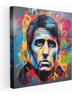 Popcas Scarface Duvar Sanatı - Grafiti Sanatı Ev Dekorasyonu Duvar Dekorasyonu