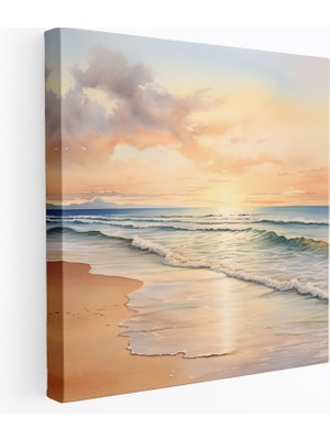 Popcas Doğal Taş Desenli Kanvas Tablo - Modern ve Şık Duvar Dekorasyonu