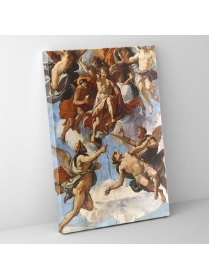 Popcas Mitolojik Sahne Duvar Sanatı Raffaello Sanzio Tarzında - Raffaello Sanzio Kanvas Tablo Duvar Sanatı Duvar Dekorasyonu