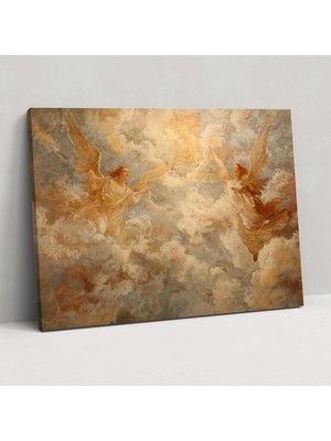 Popcas Rokoko Tarzı Tablo Baskı - Rokoko Kanvas Rokoko Tarzı Tablo Kanvas Tablo Baskı