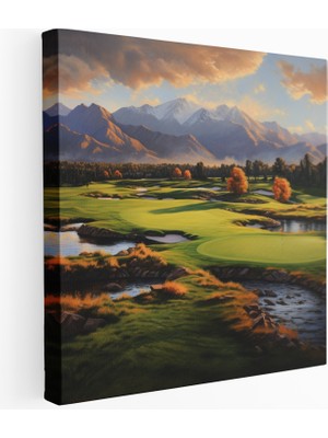 Popcas Golf Huzuru Kanvas Tablo