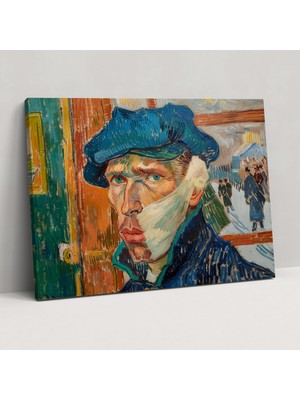 Popcas Vincent Van Gogh Kanvas Tablo - Kendi Portresi
