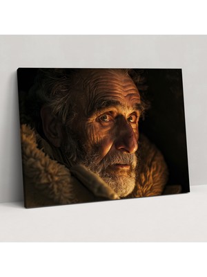 Popcas Rembrandt Portre Kanvas Tablo - Ev Dekorasyonu Rembrandt