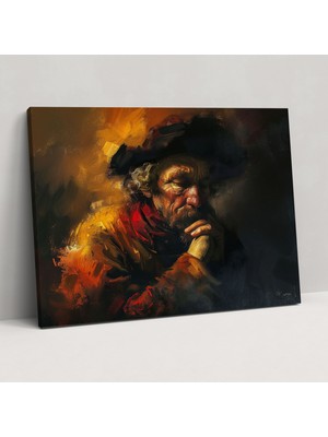 Popcas Rembrandt Eski Ustalar Duvar Sanatı - Kanvas Tablo Cam Tablo ve Duvar Dekorasyonu