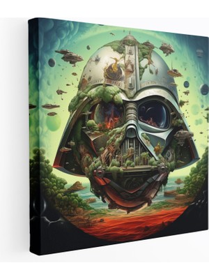 Popcas Star Wars Duvar Dekorasyonu - Sürrealist Semboller - Ev Dekorasyonu Sürrealist Sanat Eseri