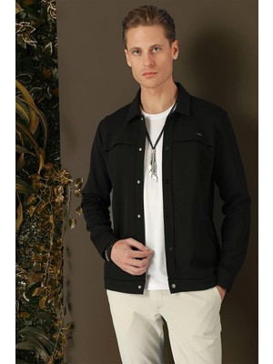 G 1562 Slim Fit Siyah Klasik Gömlek