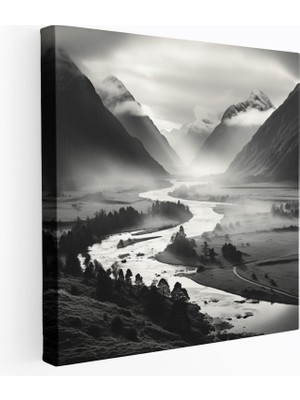 Popcas Orta Dünya Manzaraları - Yüzüklerin Efendisi Duvar Dekoru - Ev Dekorasyonu - Duvar Sanatı