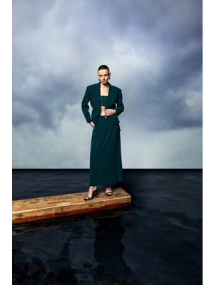 Kısa Kesim Tek Düğmeli Ceket 26W50809