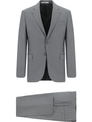 Kiğılı 6 Drop Regular Fit Standart Kesim Desenli Takım Elbise