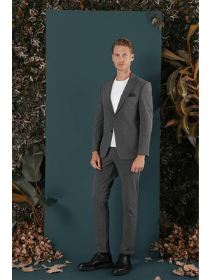 Efor Erkek C 659 Slim Fit Antrasit Spor Ceket