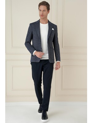 C 684 Slim Fit Lacivert Spor Ceket