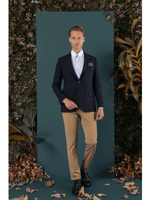 C 655 Slim Fit Lacivert Spor Ceket