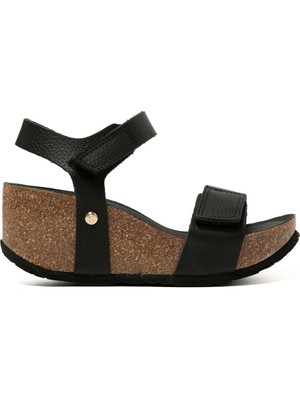 Kadın Terlik Bılbao G106319 Genuins Embossed Leather Dark