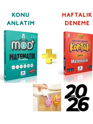 8.sınıf Mod Matematik Fasikül + Kontak Matematik Konu Takip Deneme Set Fiş Tutuculu