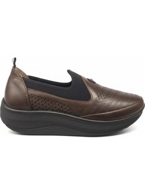 Voyager Kalın Rahat Hafif Taban Hakiki Deri Comfort Ayakkabı Z199