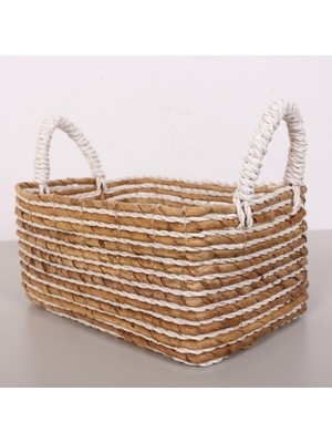 Mylamp Yenice Muz Lif El Yapımı Küçük Sepet 23X32X16X23 cm cm