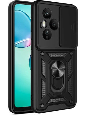 Honor 400 Pro Kılıf Magnetik Standlı Kamera Korumalı Sürgülü Vega Kapak