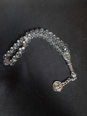 Mryart Şeffaf Cam Boncuk Tesbih 33 Lük