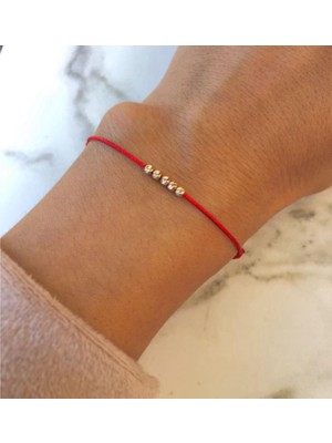 Kırmızı Dorika Bileklik