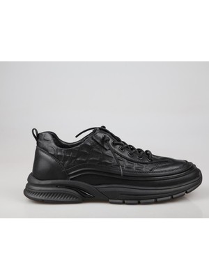 GUJA24K518 Kalın Taban Deri Erkek Spor Ayakkabı