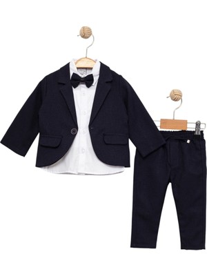 Papyonlu Ceketli Erkek Bebek Takım