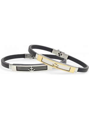 Fm Çapa Desenli Çelik Bileklik 3183SCB002