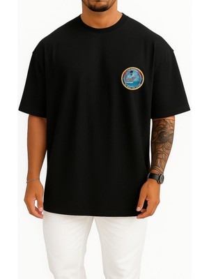 Oversize Tcg Anadolu - L400 Cep ve Sırt Tasarımlı Unisex T-Shirt