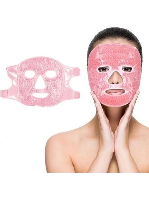 Jel Buz Paketi Soğutma Yüz Maskesi Baş Ağrısı Yastık Rahatlatıcı Kozmetik Maske ( Lisinya )