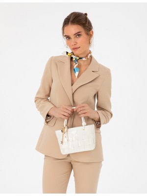 Pierre Cardin Kadın Beyaz El Çantası 50321777-VR013