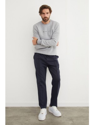 Beli Bağlamalı Çimalı Jogger Pantolon