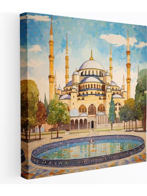 Popcas Osmanlı Imparatorluğu Mozaik Kanvas Tablo