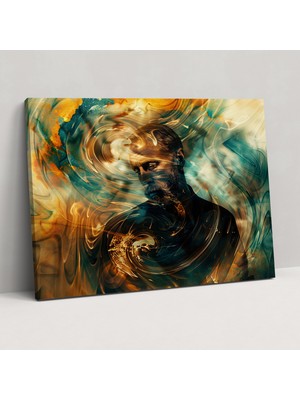 Popcas Vincent Van Gogh Kendi Portresi Duvar Sanatı - Kanvas Tablo