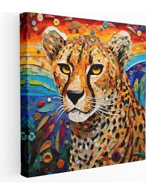 Popcas Leopar Duvar Dekorasyonu - Ev Dekorasyonu Duvar Sanatı