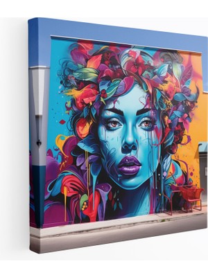 Popcas Cool Graffiti Duvar Sanatı - Sokak Sanatı Şehir Kültürü Ev Dekorasyonu