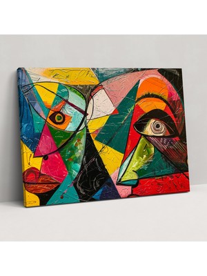 Popcas Pablo Picasso Soyut Kanvas Tablo - Duvar Sanatı