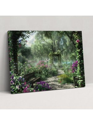 Popcas Claude Monet Tarzı Kanvas Tablo - Claude Monet Kanvas Duvar Sanatı