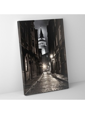 Popcas Galata Kulesi Duvar Sanatı - Kanvas Tablo