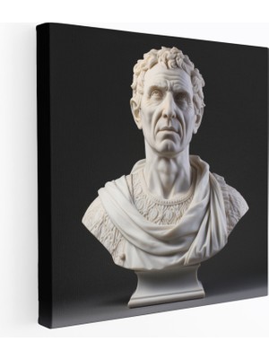 Popcas Tarihi Klasik Heykel Duvar Dekorasyonu - Klasik Tarih Kanvas Tablo Sanatı