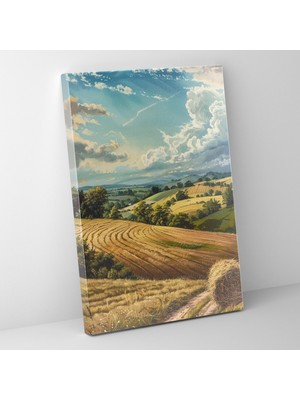 Popcas Manzara Temalı Raffaello Sanzio Kanvas Tablo - Raffaello Sanzio Duvar Sanatı