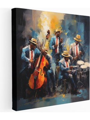 Popcas Jazz-Hop Etkisi Kanvas Tablo