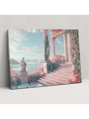 Popcas Mimari Michelangelo Duvar Dekorasyonu - Ev Dekorasyonu Kanvas Tablo