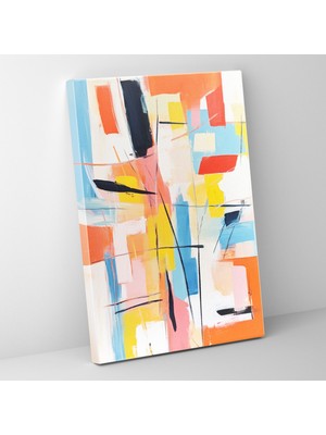 Popcas Pablo Picasso Tarzı Duvar Sanatı - Ev Dekorasyonu Soyut Ifadeci Kompozisyon Kanvas Tablo