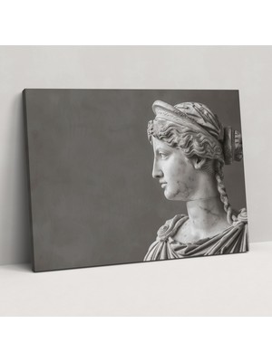 Popcas Klasik Yunan Tanrıça Heykeli Kanvas Tablo - Klasik Yunan Tanrıça Heykeli Ev Dekorasyonu